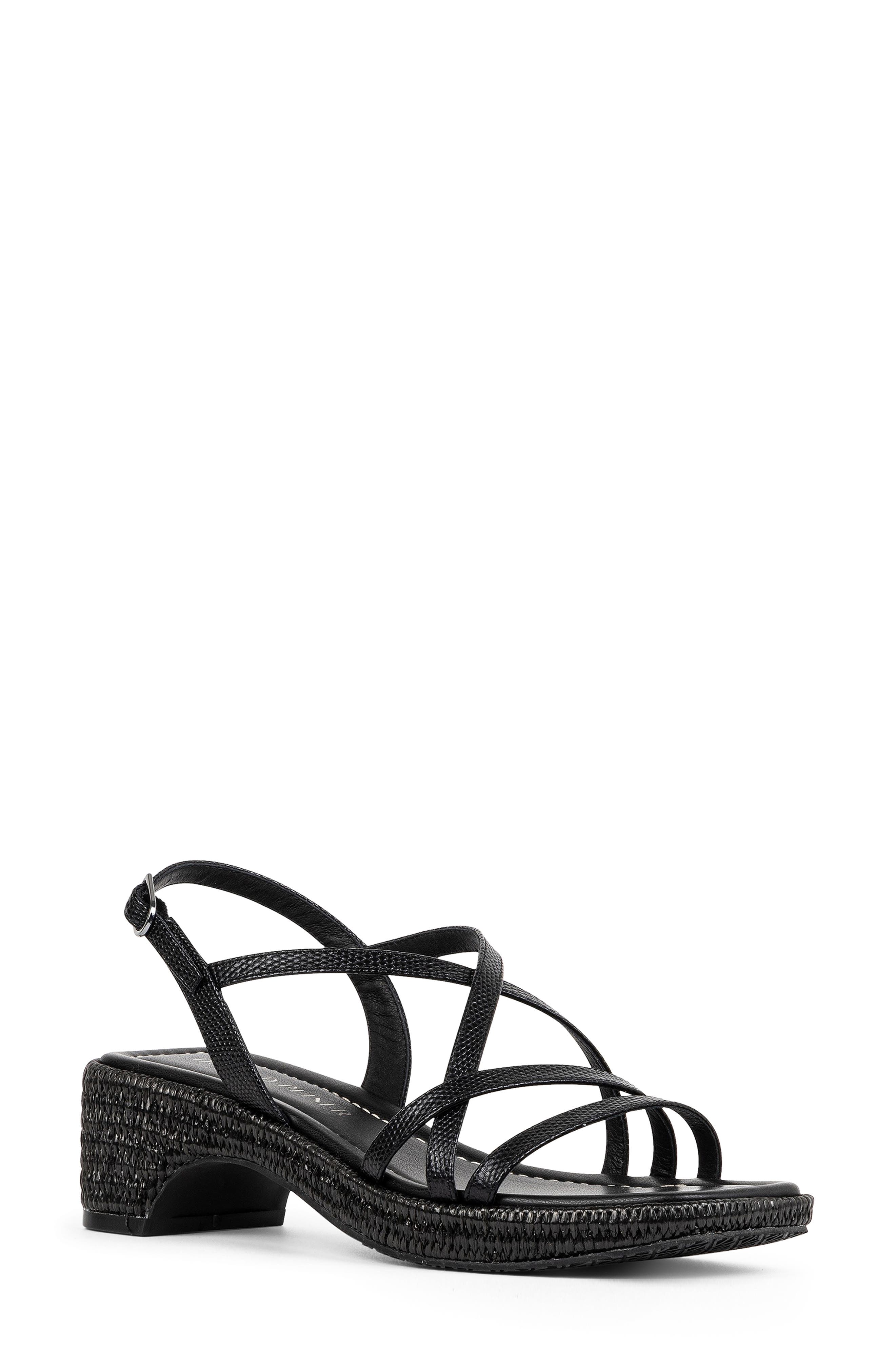 Donald Pliner Slingback Sandal, Main, color, Black