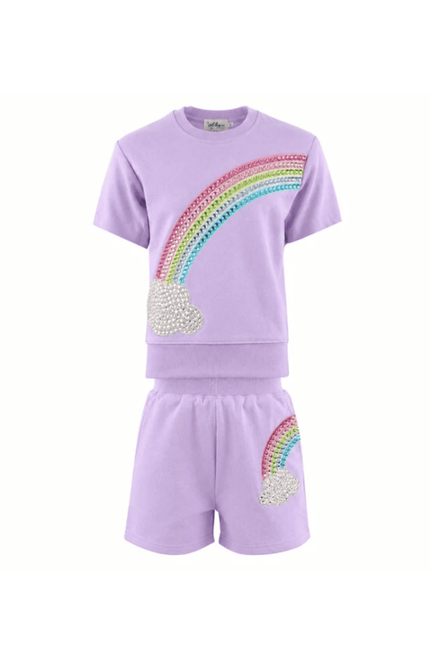 Crystal Rainbow Sky Short Set