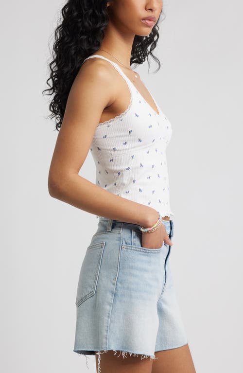 Bp. Seamless Rib Tank In White
