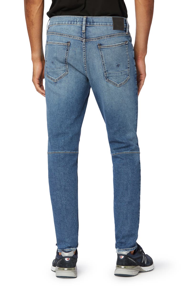 Hudson Jeans Zack Moto Skinny Fit Jeans, Alternate, color,