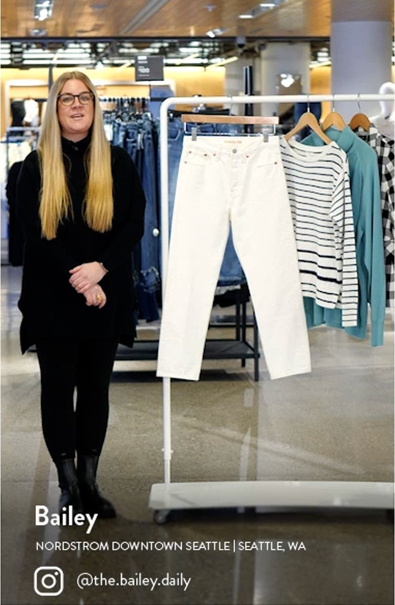 Wedgie High Waist Straight Jeans, sales video thumbnail