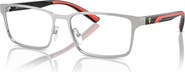 Scuderia Ferrari 56mm Rectangle optical glasses