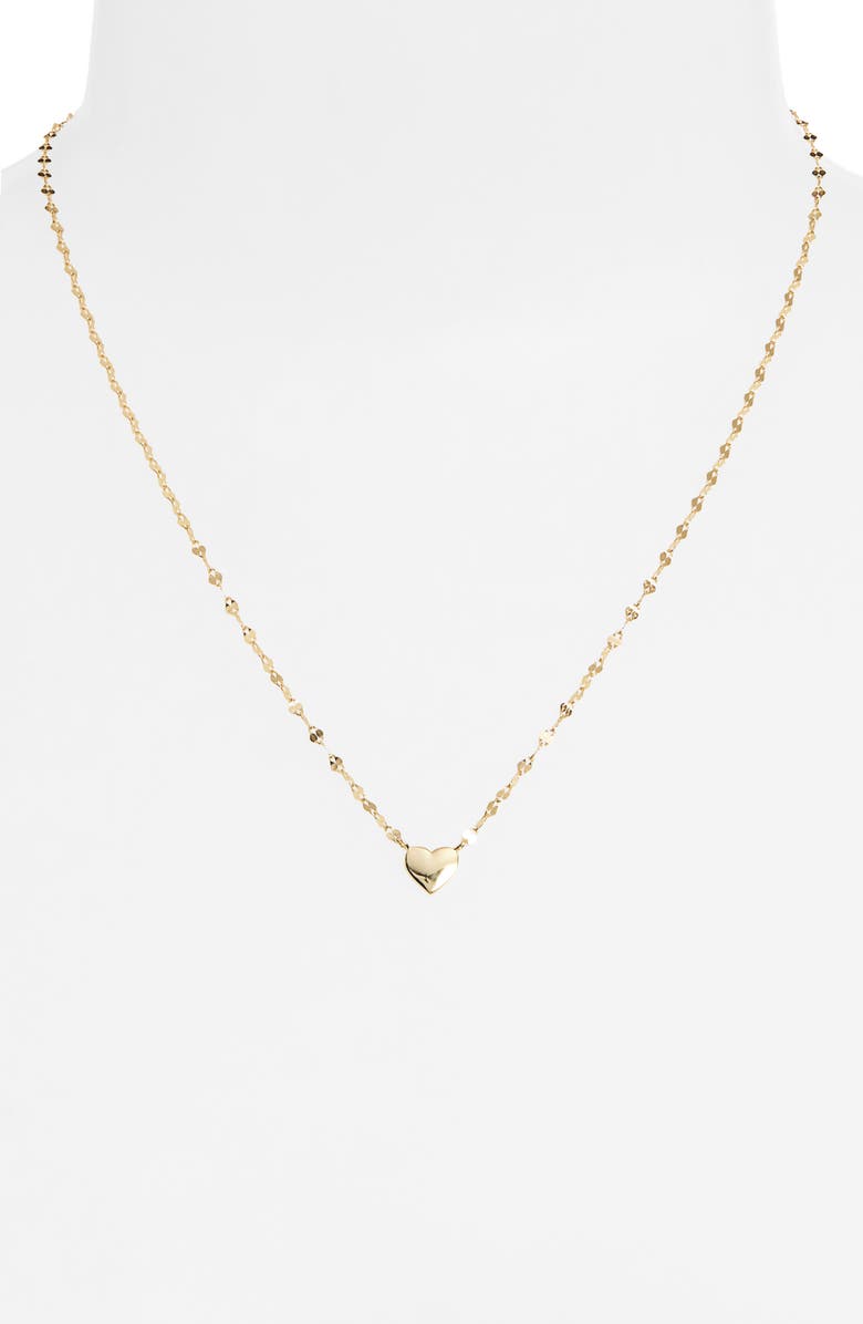 ARGENTO VIVO Heart Kiss Chain Necklace, Alternate, color,