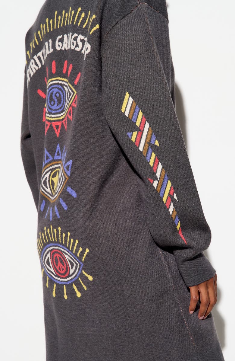 Spiritual Gangster Cosmic Love Estelle Cardigan, Alternate, color, Ash