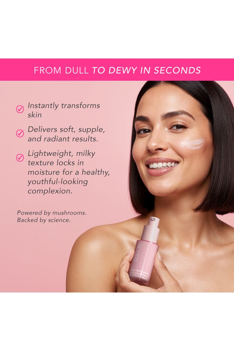 Dollskin Genius Reishi Renewing Mushroom Milk, Alternate, color, White