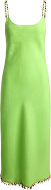 Polo Ralph Lauren Bead Detail Linen Slipdress