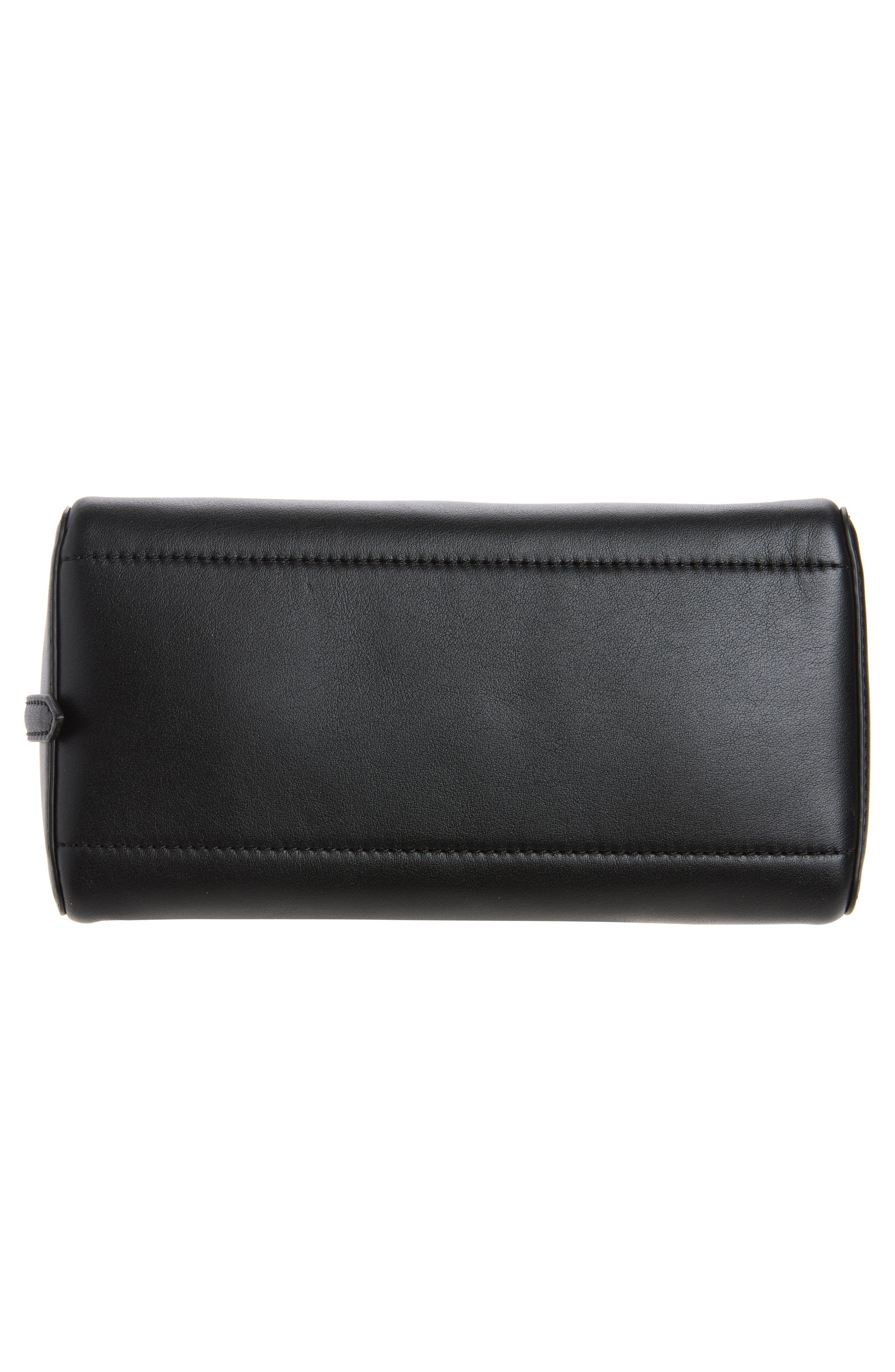 Prism Leather Shoulder Bag, Alternate, color, BLACK