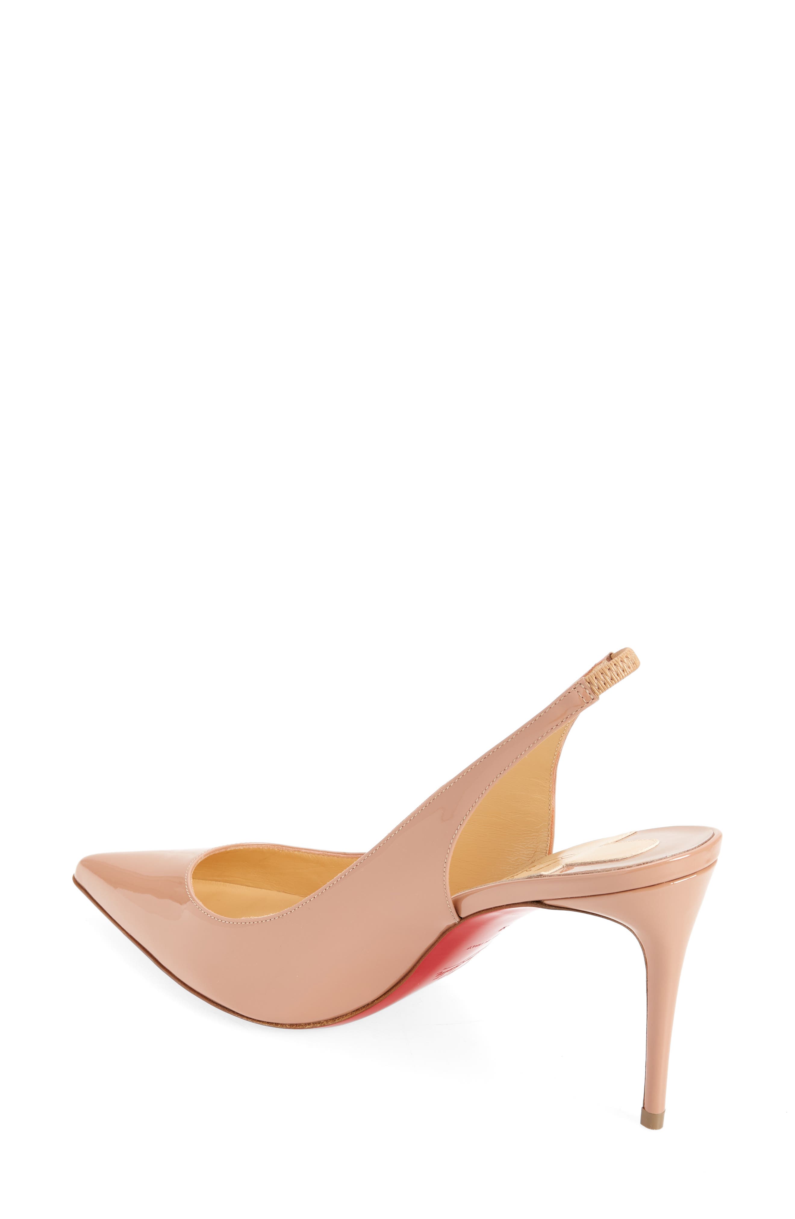 Christian Louboutin Kate Slingback Pump, Alternate, color, Nude
