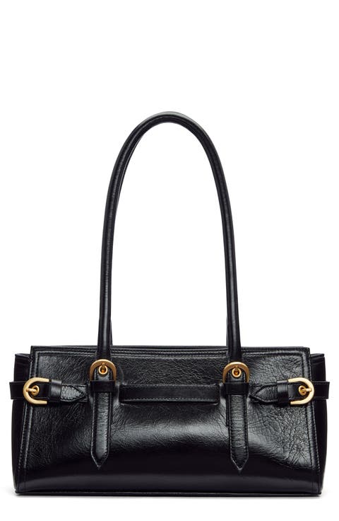 Dominique Leather Shoulder Bag