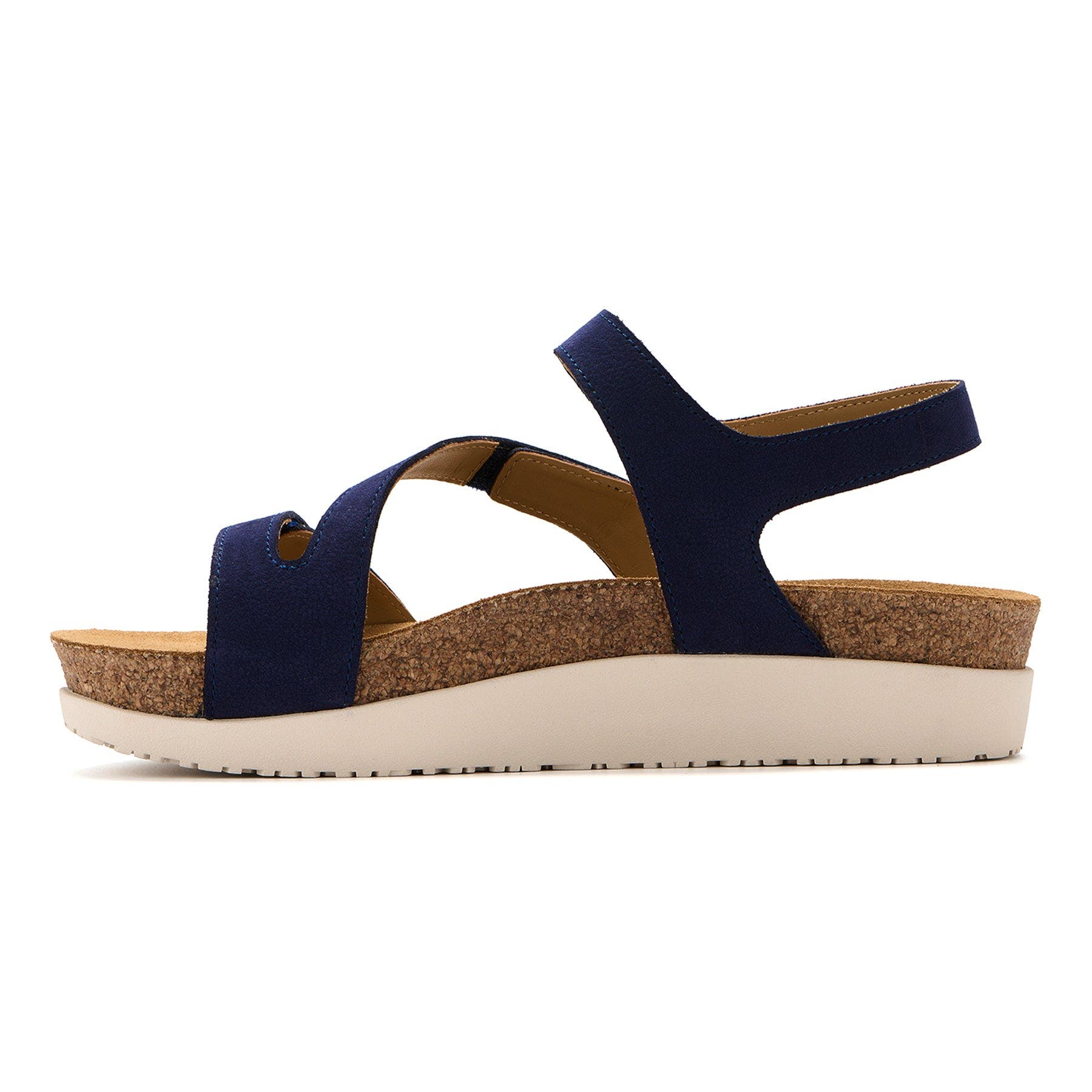 Algarve Strap Sandal, Alternate, color, Navy