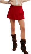 Free People Paradise Found Faux Suede Skort