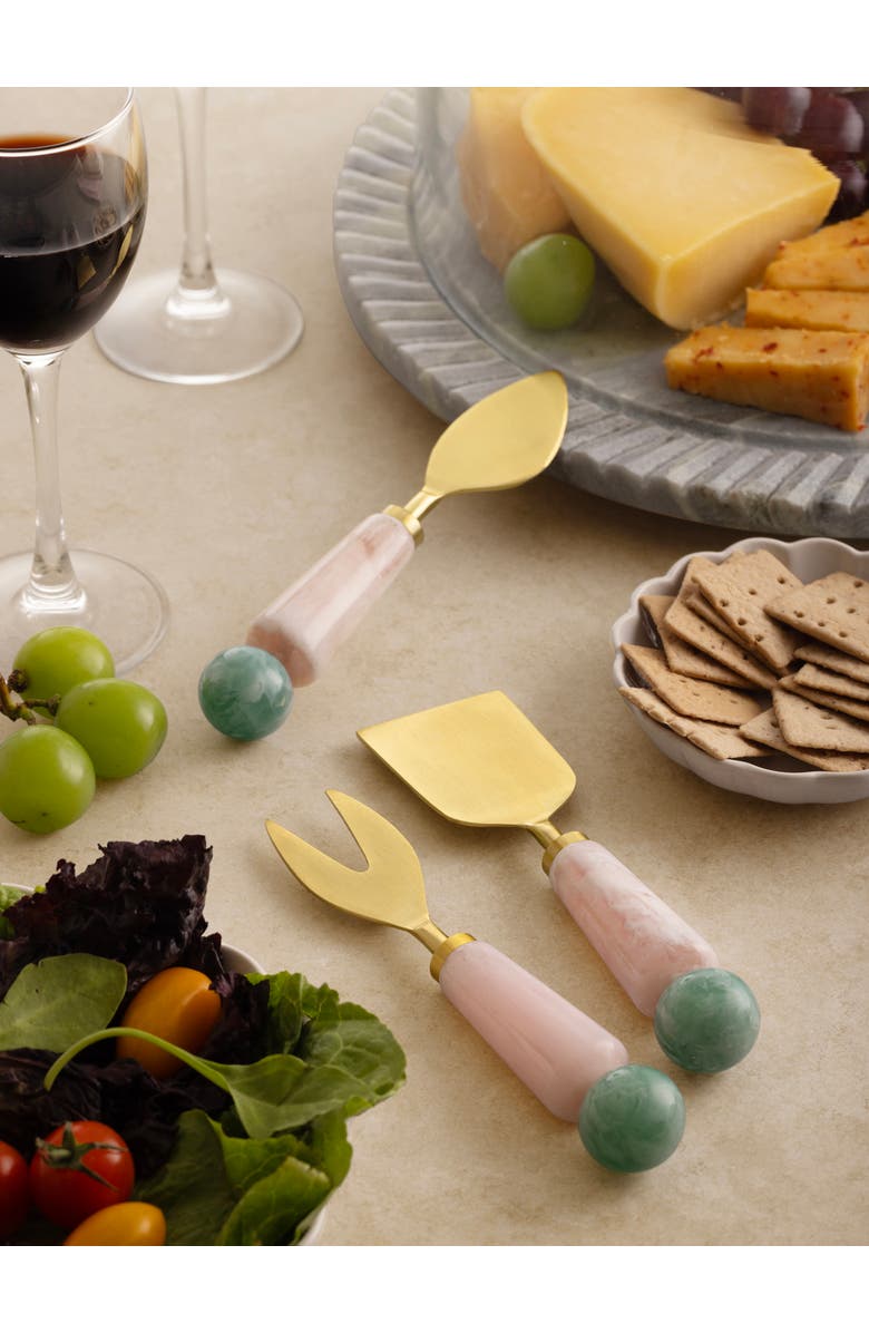 GAURI KOHLI Copenhagen Cheese Knives, Set of 3, Alternate, color,