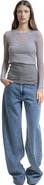 Mother of All Moa Mid Waist Soft Wide Leg Denim