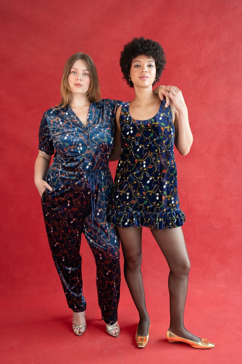 Peggy Mini Dress, Alternate, color, Tree of Lost Jewels