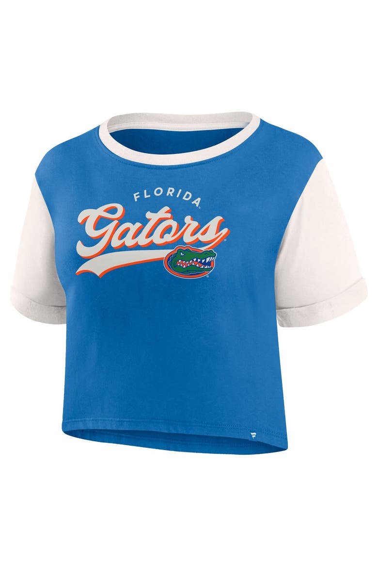 Women's Fanatics Branded Royal Florida Gators Color-Block Script Tail T-Shirt, Alternate, color, Royal