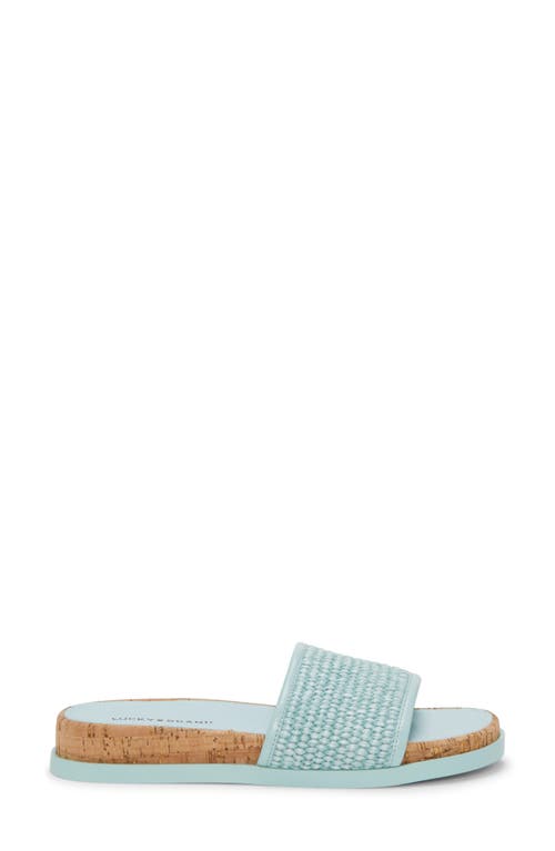 Lucky Brand Dylina Slide Sandal In Santorini Raffia