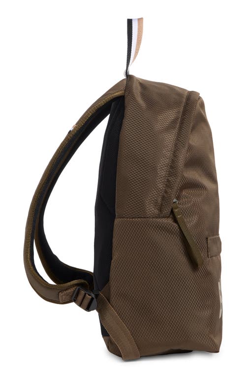 Hugo Boss Boss Pixel Logo Backpack In Green