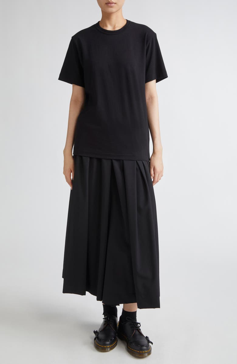 Comme des Garçons Back Logo Cotton Jersey T-Shirt, Alternate, color, 