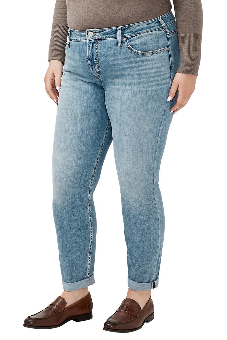 Boyfriend Jeans, Alternate, color, INDIGO