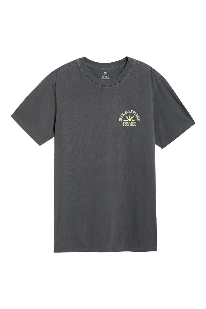 Seek & Explore Cotton Graphic T-Shirt, Alternate, color, CHARCOAL