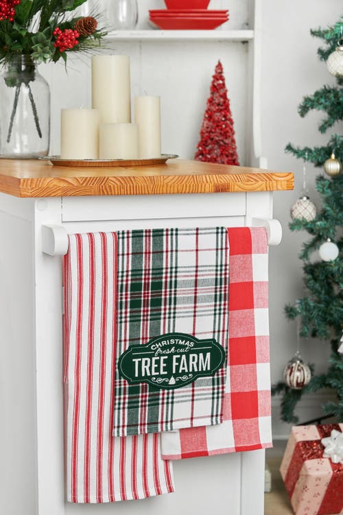 C & F Home C&f Home Christmas Tree Farm Towel In Green