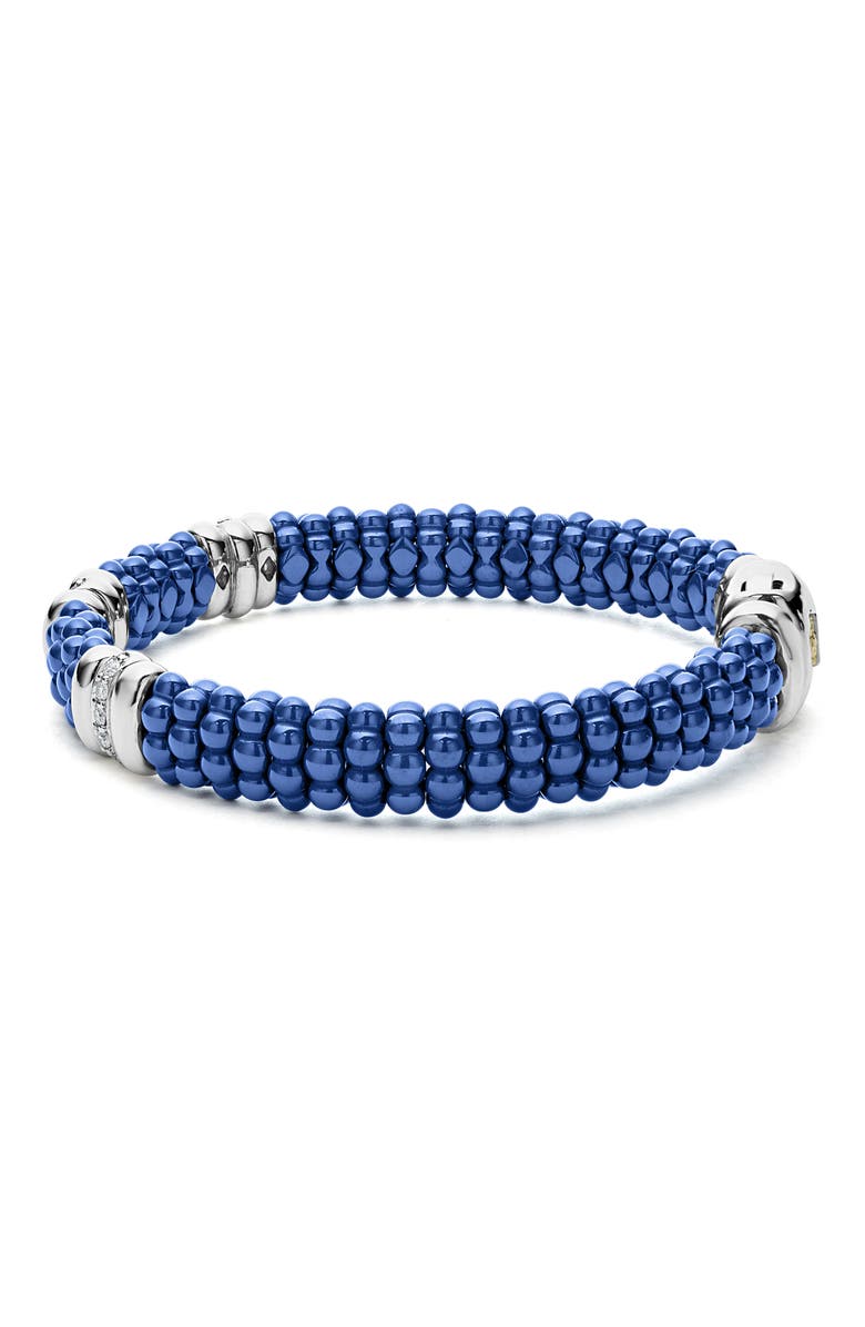 LAGOS Blue Caviar Rope Bracelet, Alternate, color, Ultramarine