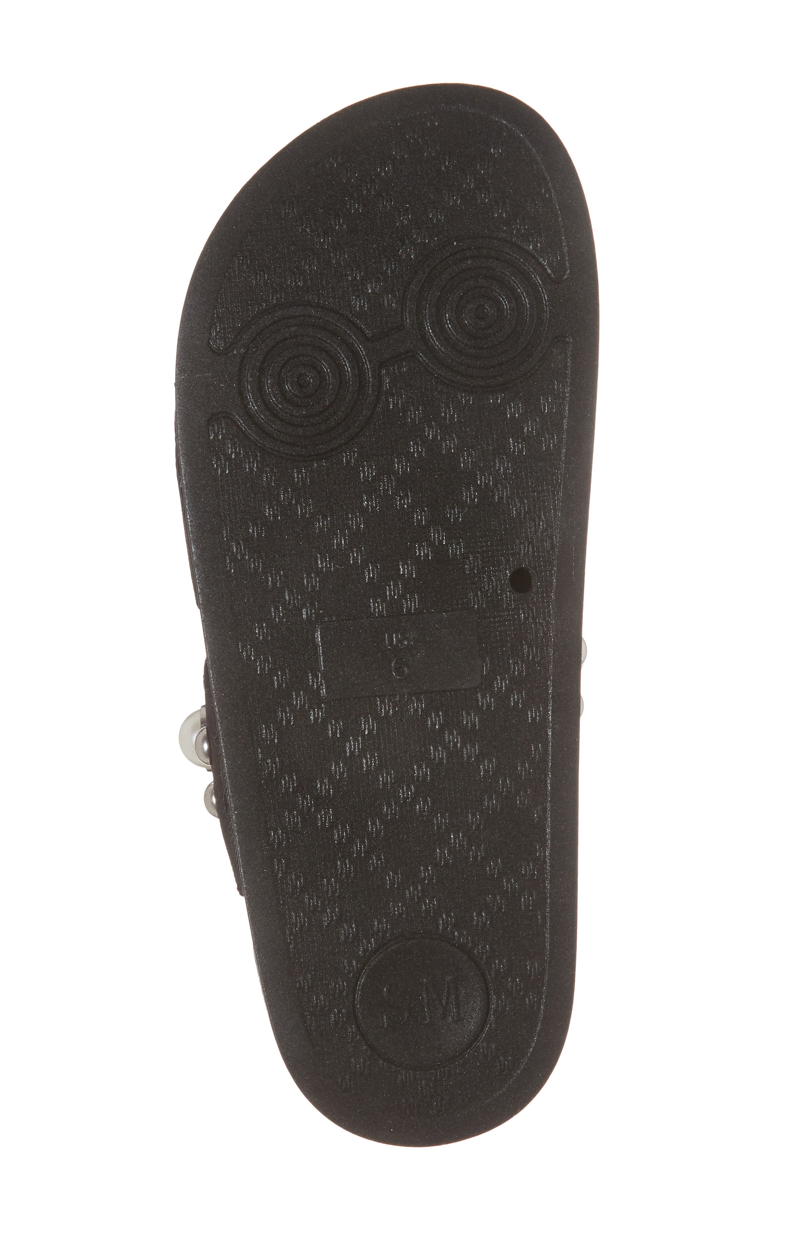 Polite Embellished Slide Sandal, Alternate, color, BLACK