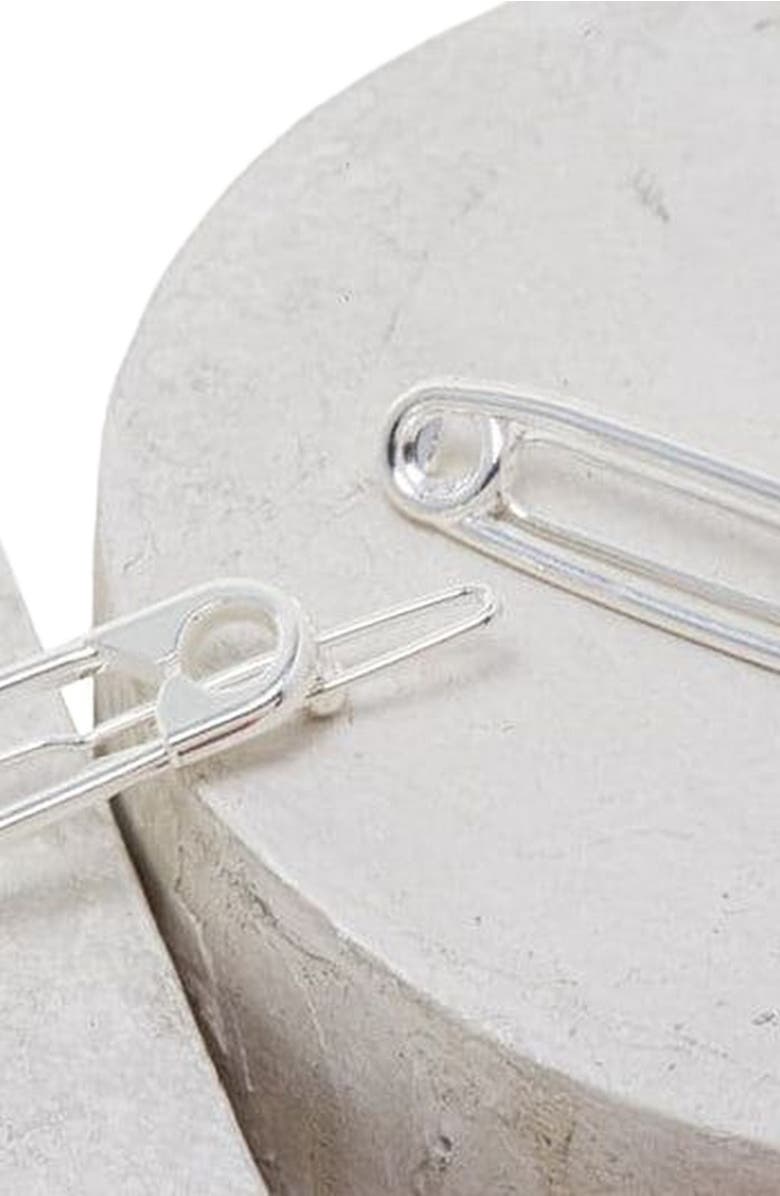 NUME Safety Pin Hair Clip, Alternate, color, Silver