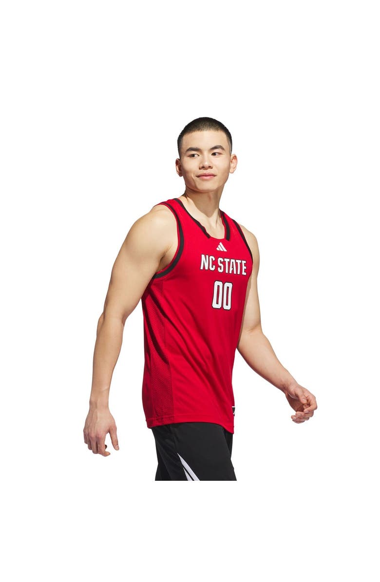 adidas Men's adidas #00 Red NC State Wolfpack Replica Swingman Jersey, Alternate, color, Red