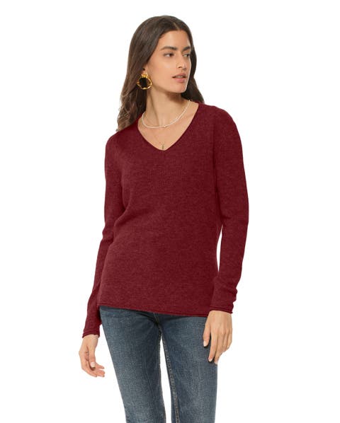 Ultra-Light Pure Cashmere V-Neck Sweater