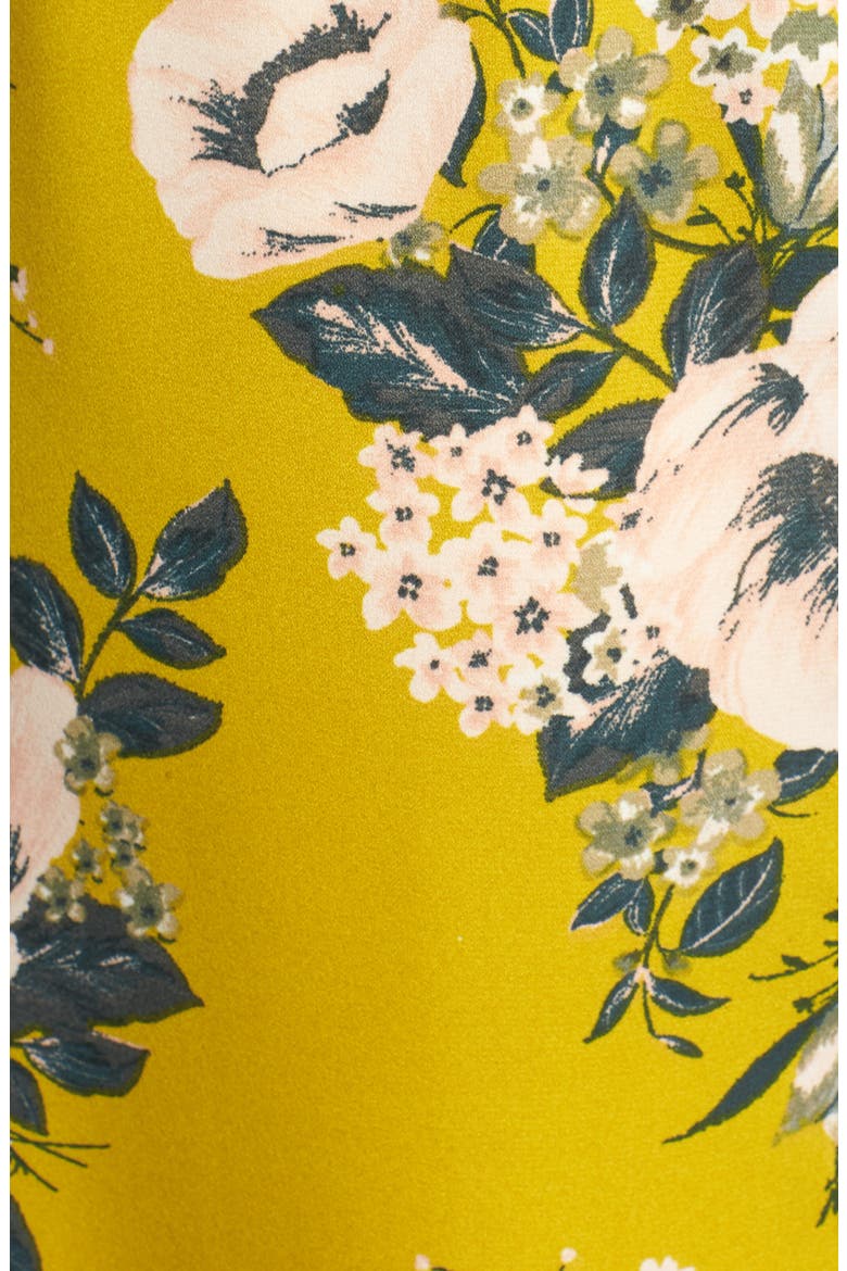 Wrap Maxi Dress, Alternate, color, YELLOW GREY