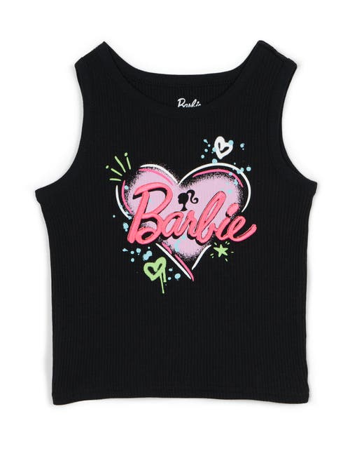Barbie Tank Top & French Terry Shorts Set In Multi