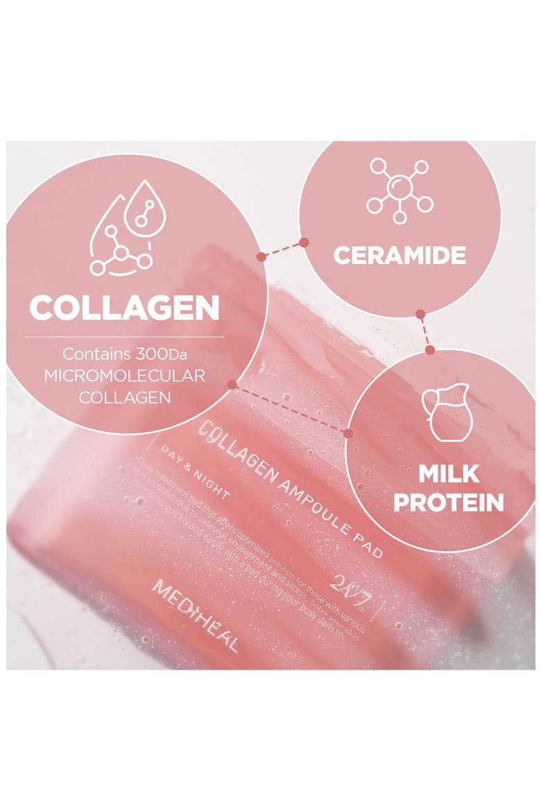 Collagen Ampoule Pad, Alternate, color, PINK