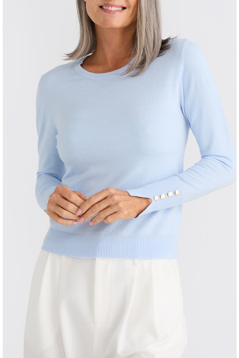 St James Sweater, Alternate, color, LIGHT BLUE