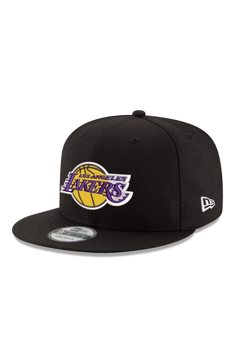 New Era Men's New Era  Black Los Angeles Lakers 2026 NBA Playoffs 9FIFTY Snapback Hat, Alternate, color, Black