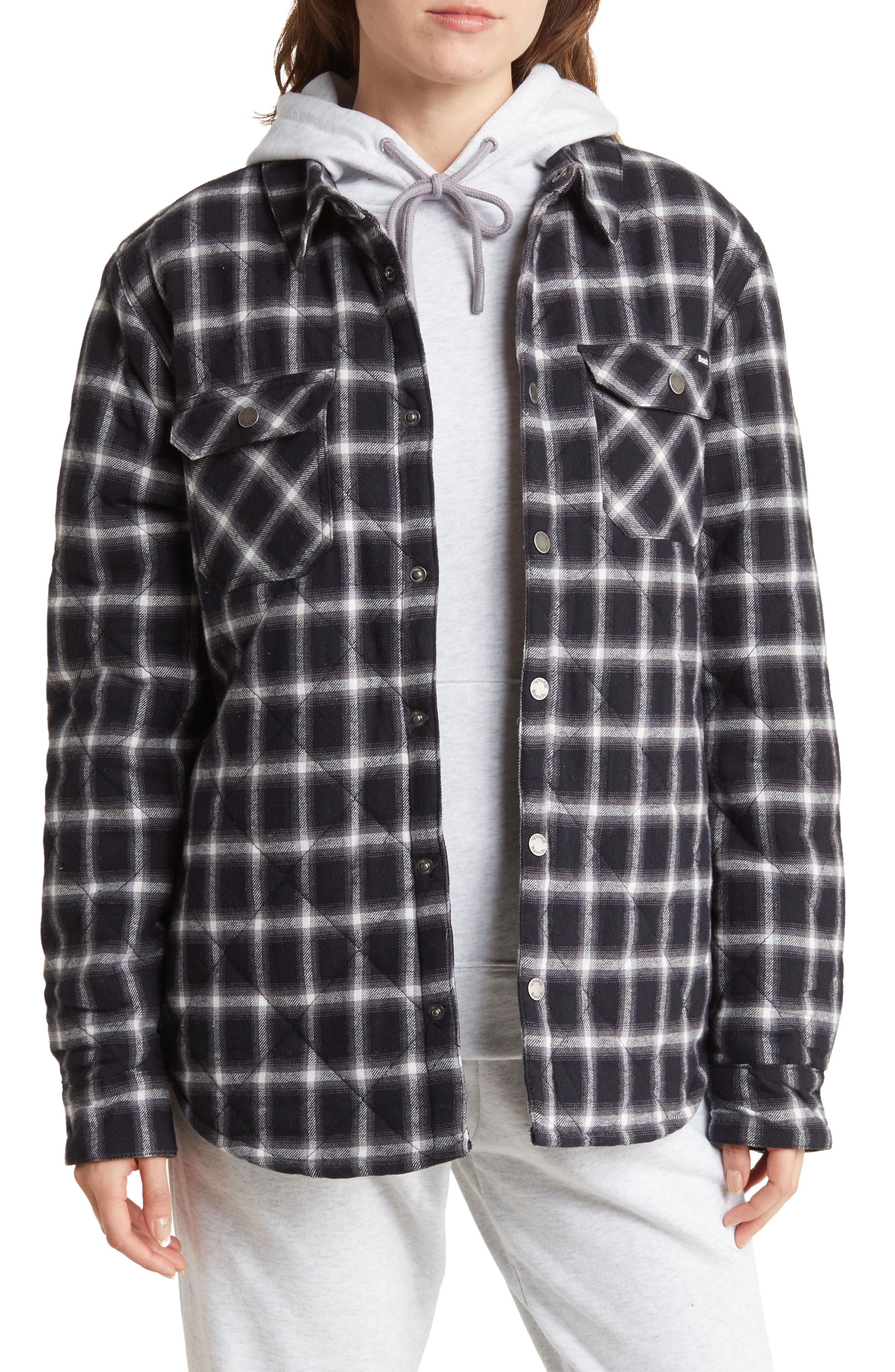 Bench. Plaid Flannel Jacket | Nordstromrack