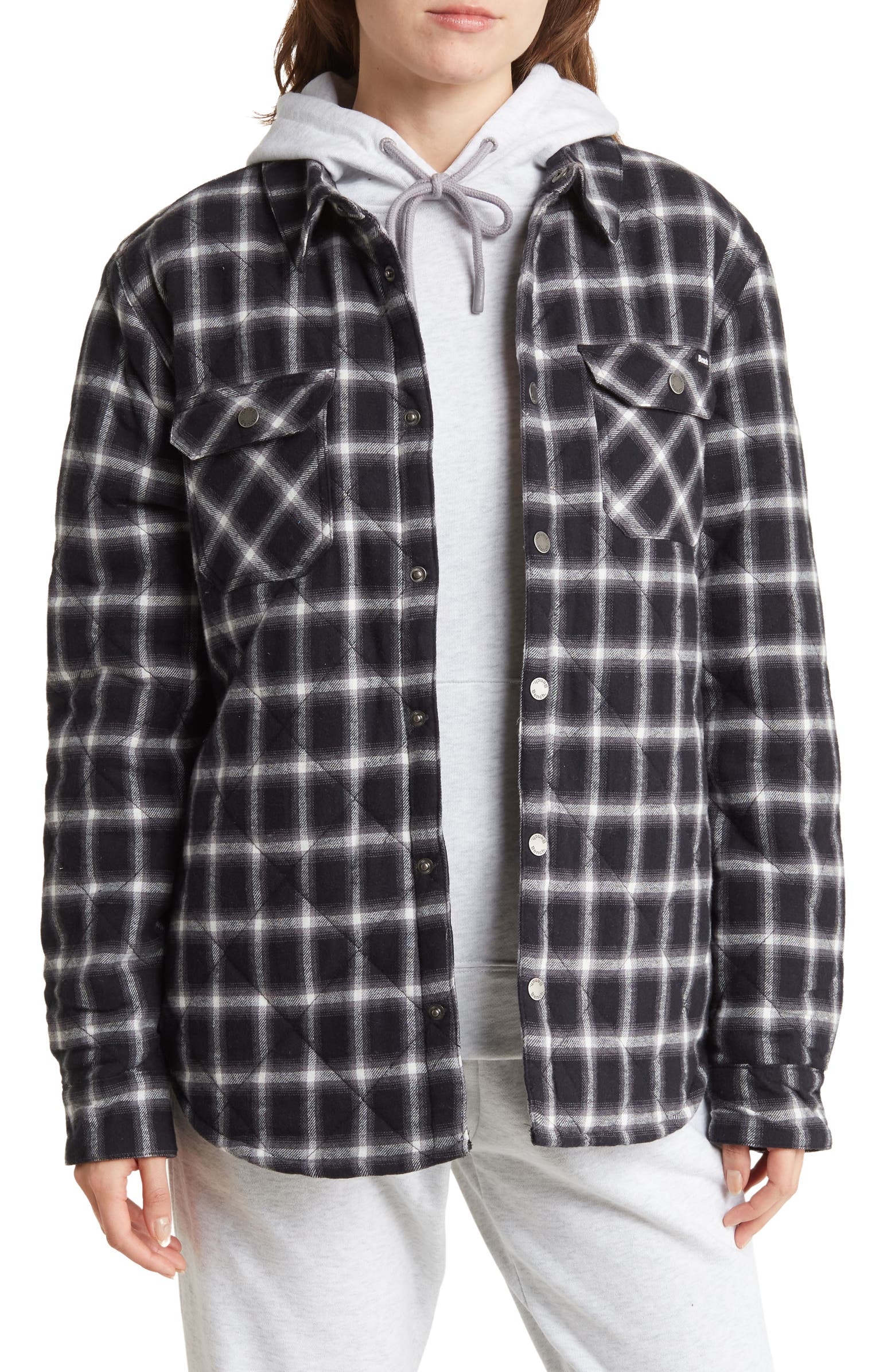 Bench. Plaid Flannel Jacket | Nordstromrack