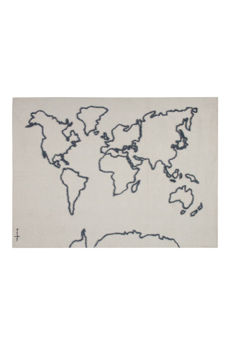 Map Wall Hanging, Main, color, IVORY