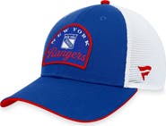 FANATICS Men's Fanatics Branded Blue/White New York Rangers Fundamental Adjustable Hat