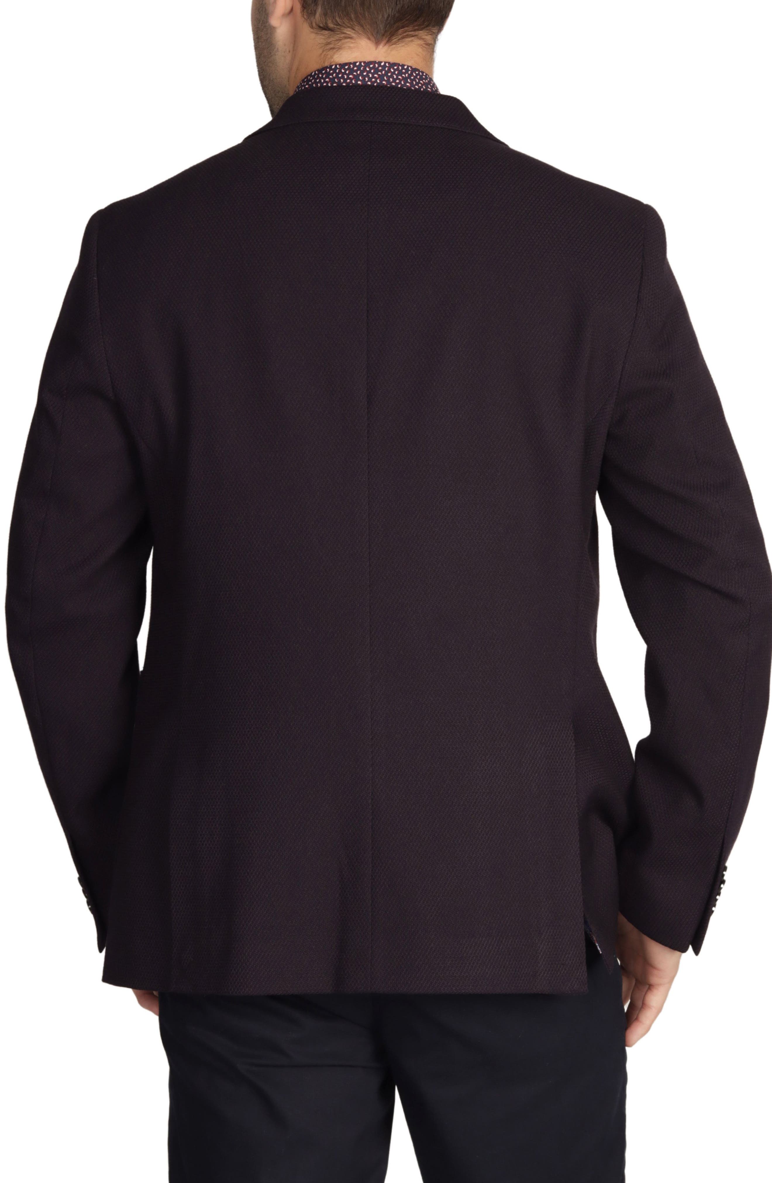 Solid Textured Sport Coat - image 4