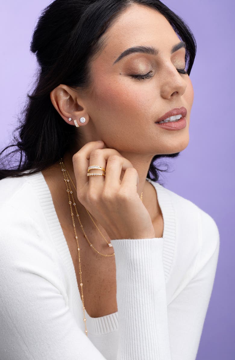 Bony Levy Mykonos Diamond Stacking Ring, Alternate, color, 18K Yellow Gold