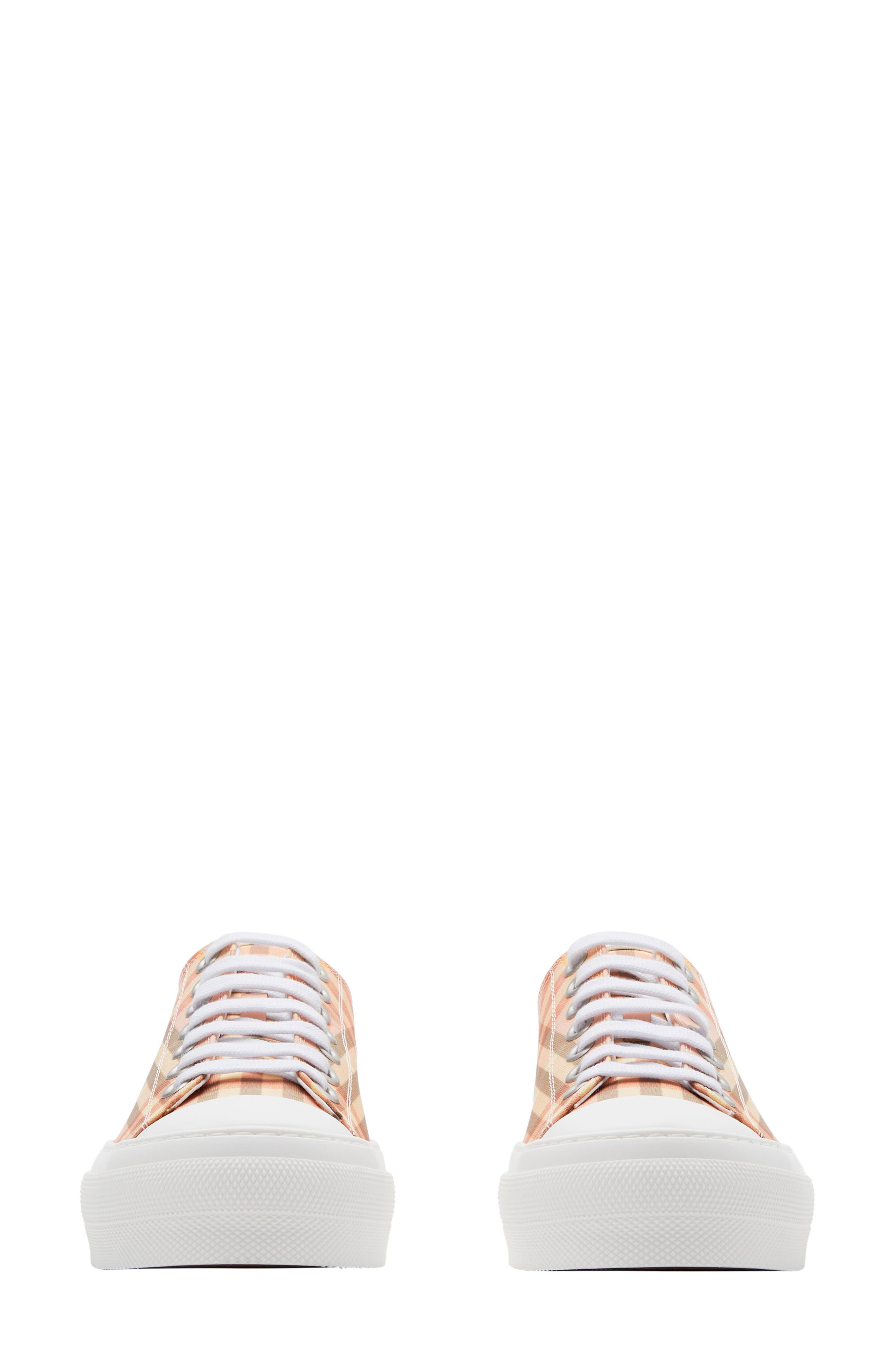 Burberry Jack Check Platform Sneaker, Alternate, color, Teacup Ip Check