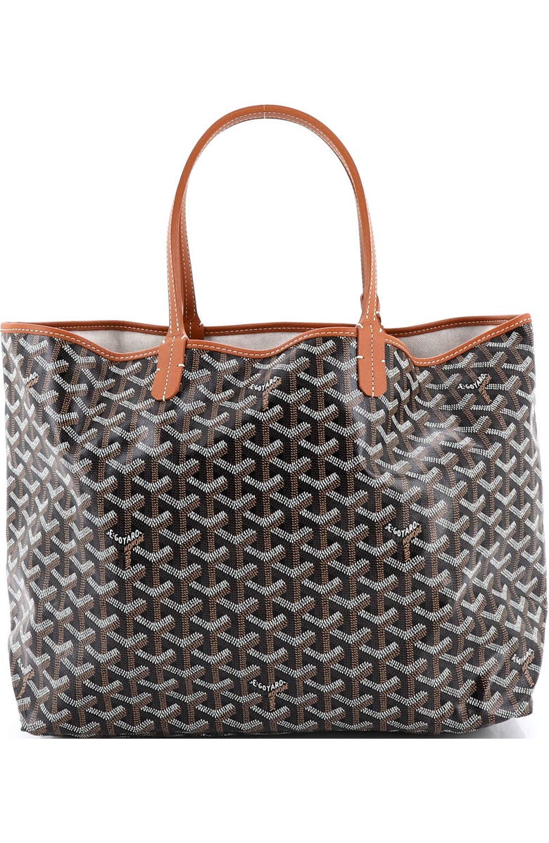 Pre-Owned Goyard Saint Louis Tote Coated Canvas PM, Alternate, color, Black