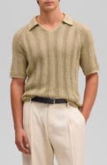 NN07 Cale Johnny Collar Sweater Polo