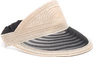 Eugenia Kim Vicky Hemp Blend Vented Straw Visor