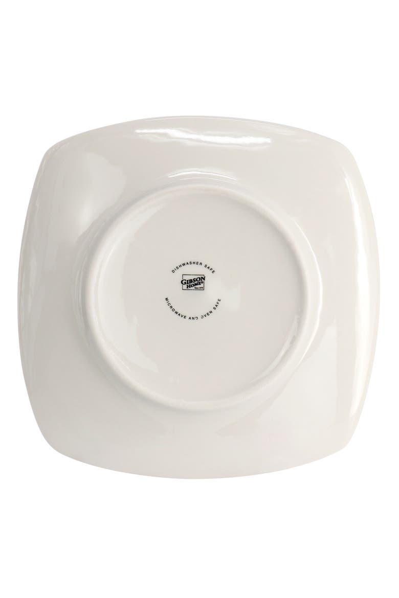 Zen Buffetware 8 Piece 7in Stoneware Dessert Plate Set, Alternate, color, White