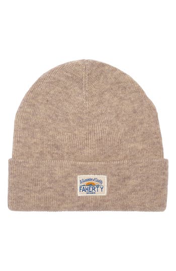 Faherty Core Logo Beanie