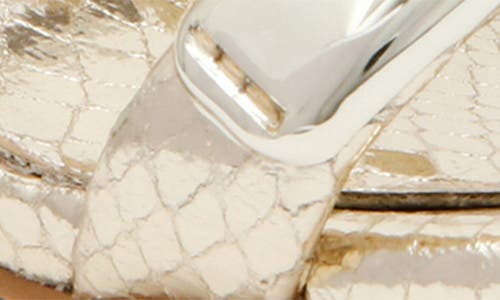 Dolce Vita Dv By Yowsa Slide Sandal In Gold Exotic