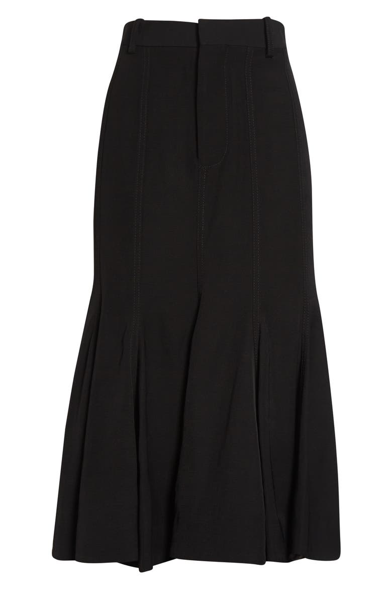 Fit & Flare Skirt, Alternate, color, 1000 BLACK