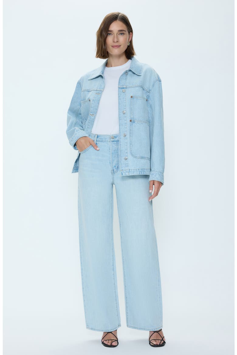 Tate High Waist Wide Leg Jeans, Alternate, color, POSTCARDS